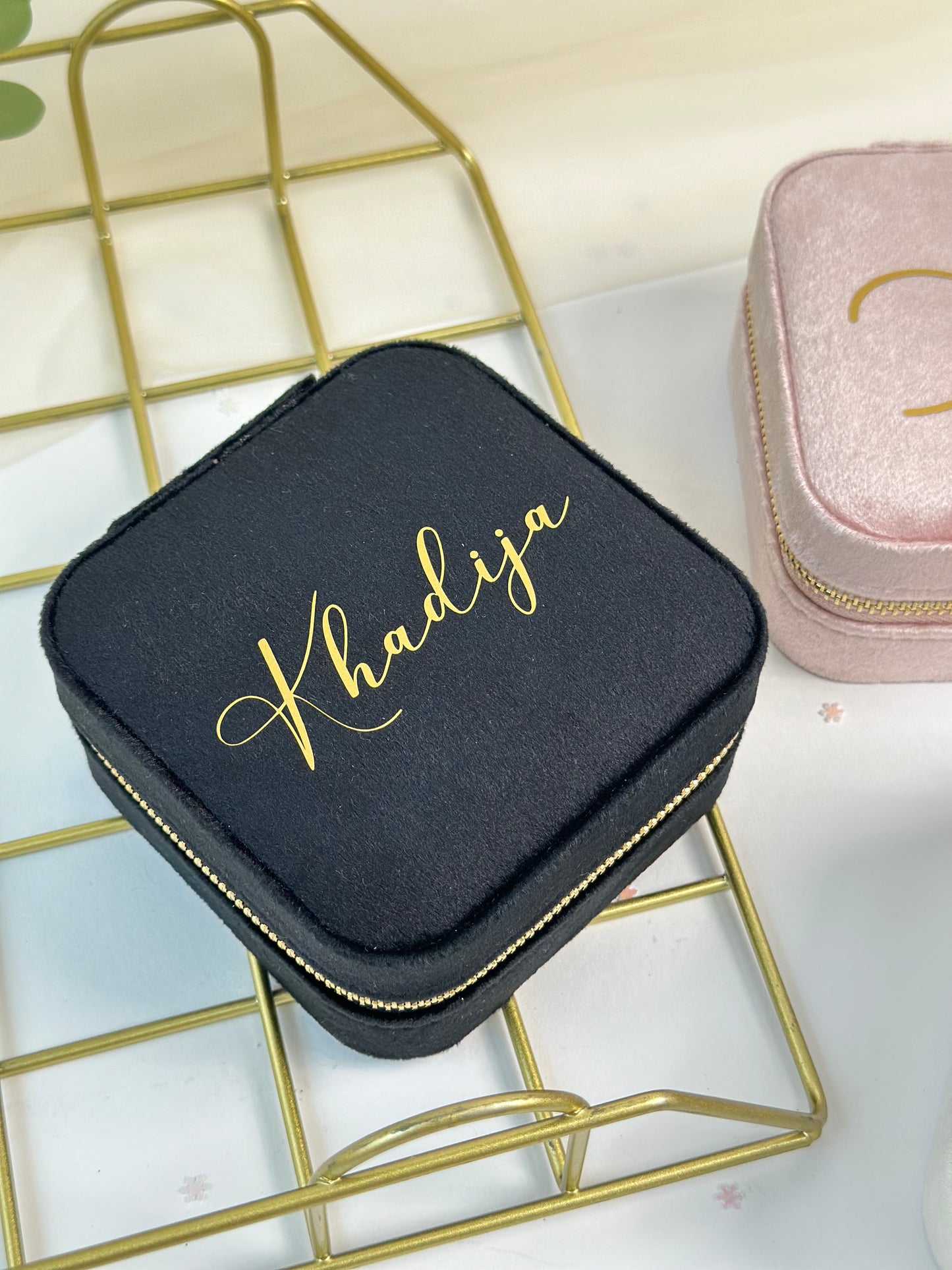 Velvet Jewellery Box