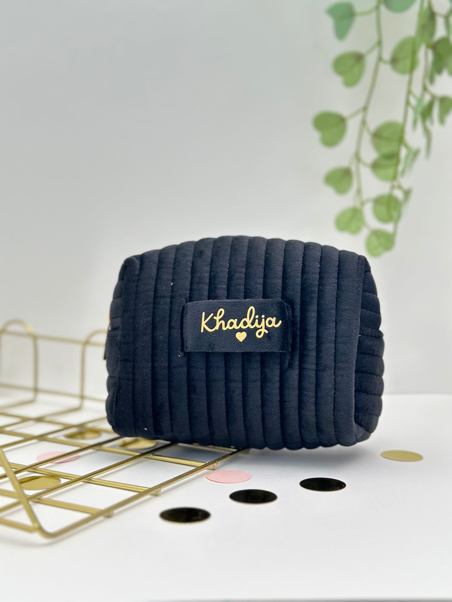 Personalized Velvet Pouch