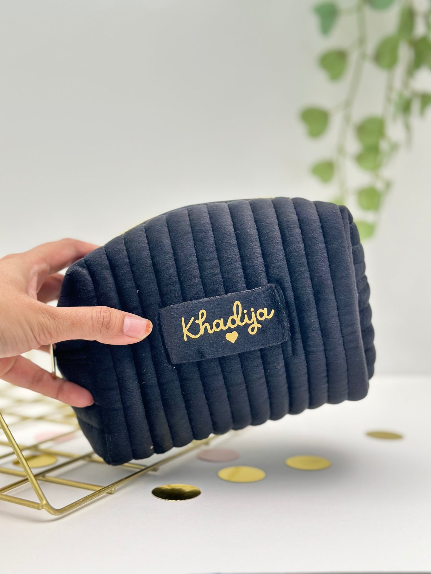 Personalized Velvet Pouch