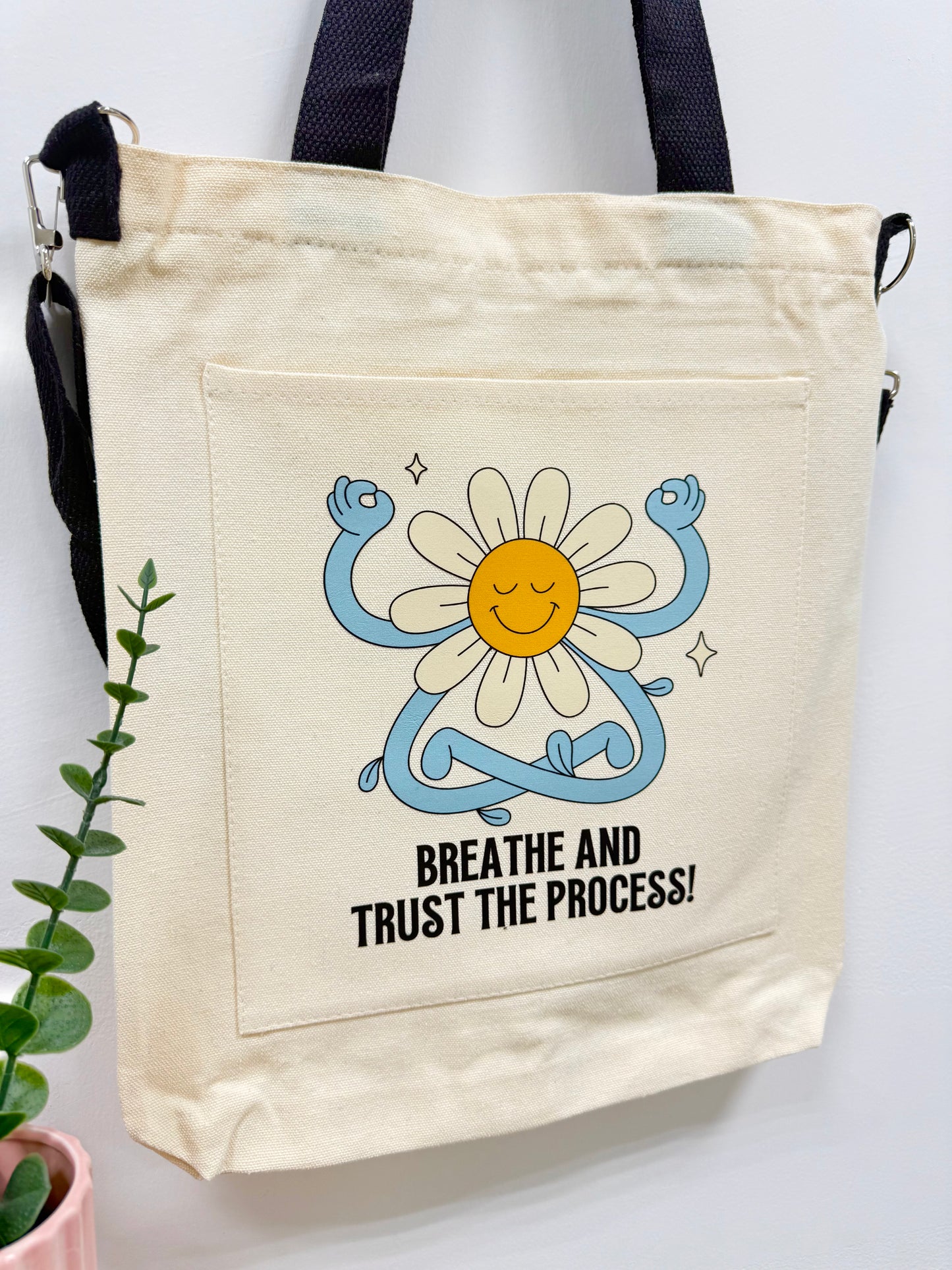 Breathe and trust the process - Sling bag