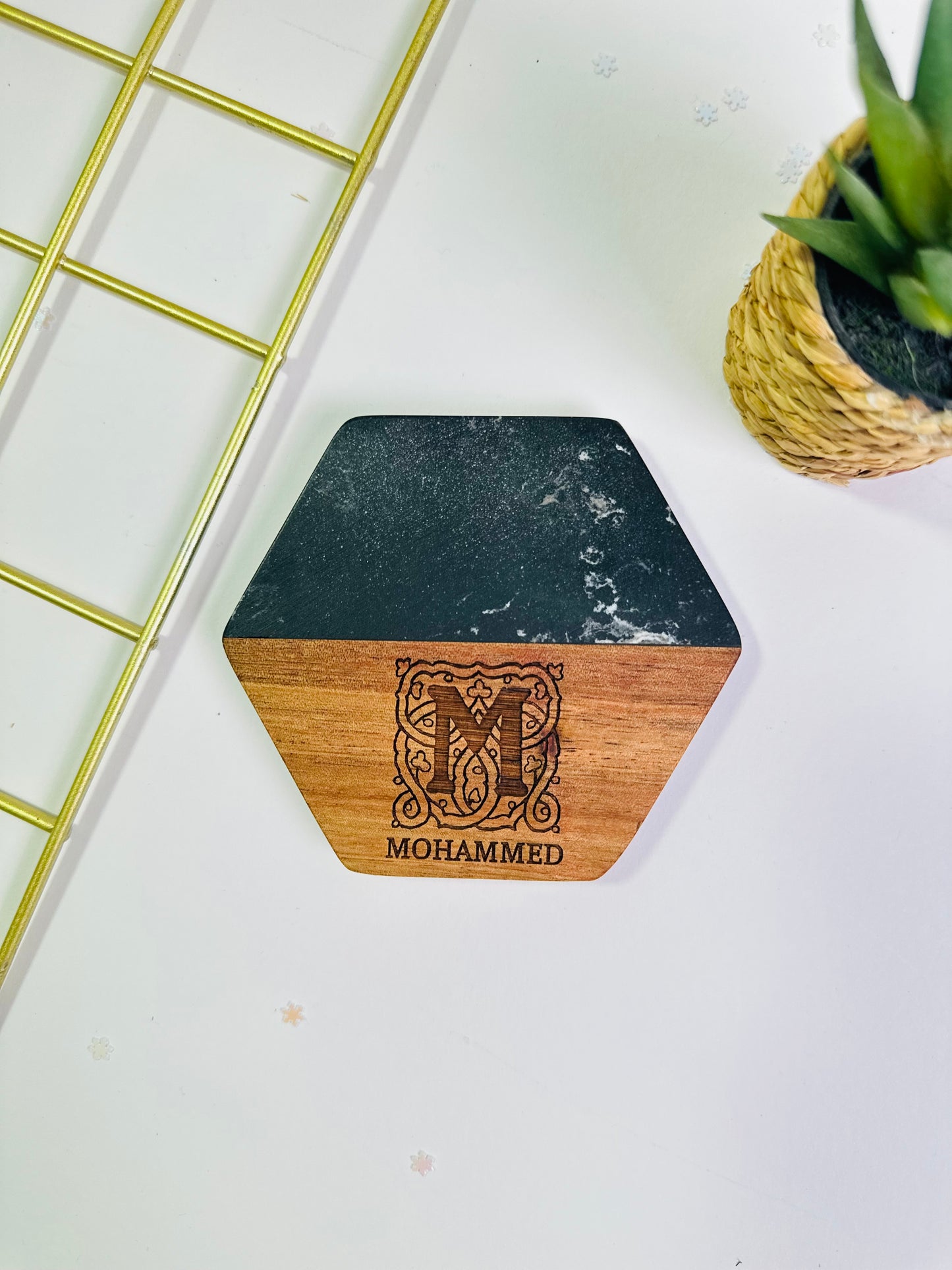 Wooden and Marble Coasters
