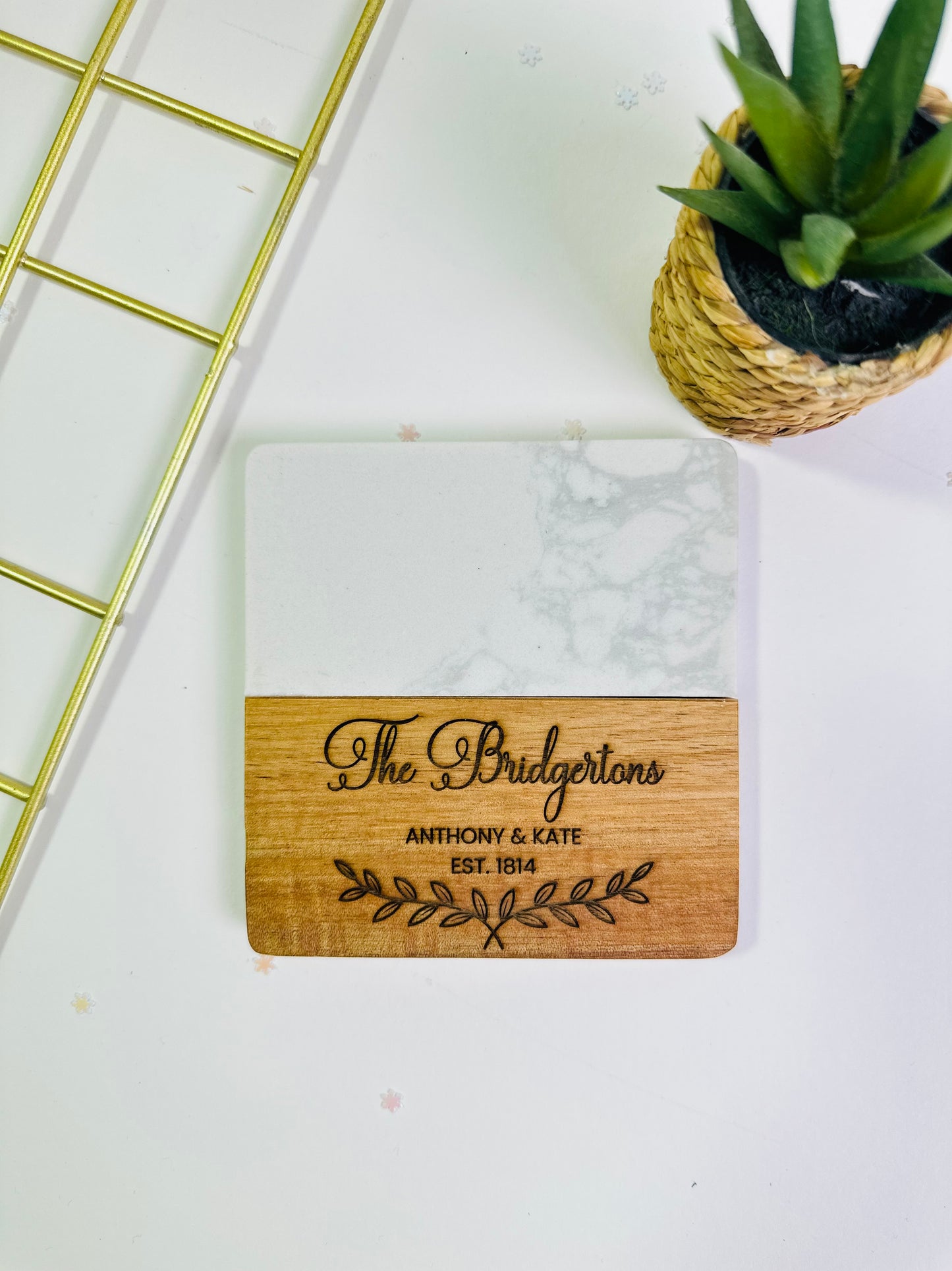 Wooden and Marble Coasters