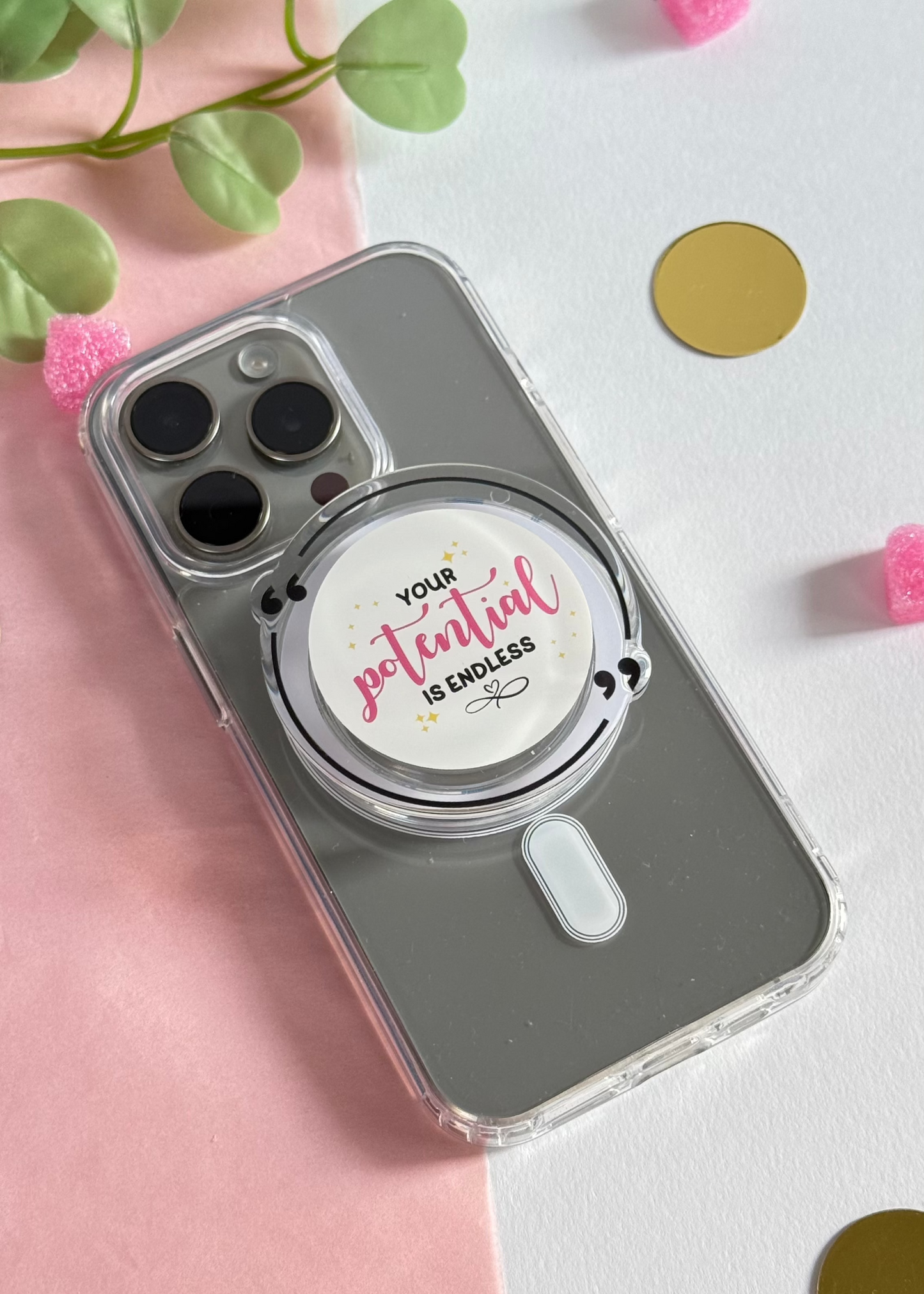 Your potential is endless - Acrylic phone grip