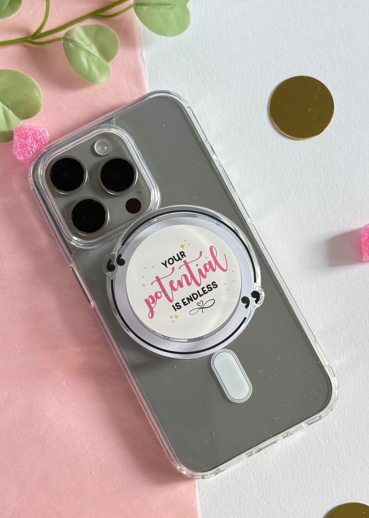 Your potential is endless - Acrylic phone grip