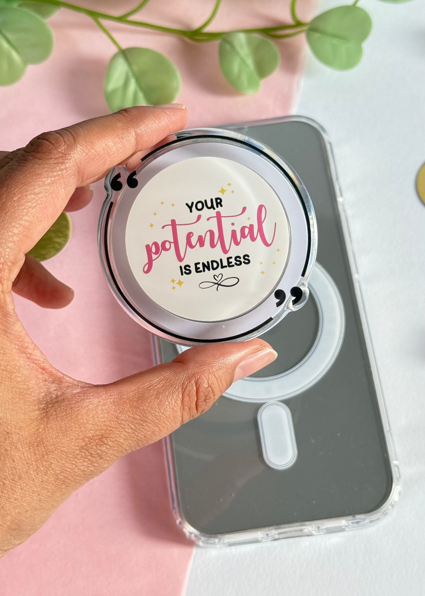 Your potential is endless - Acrylic phone grip
