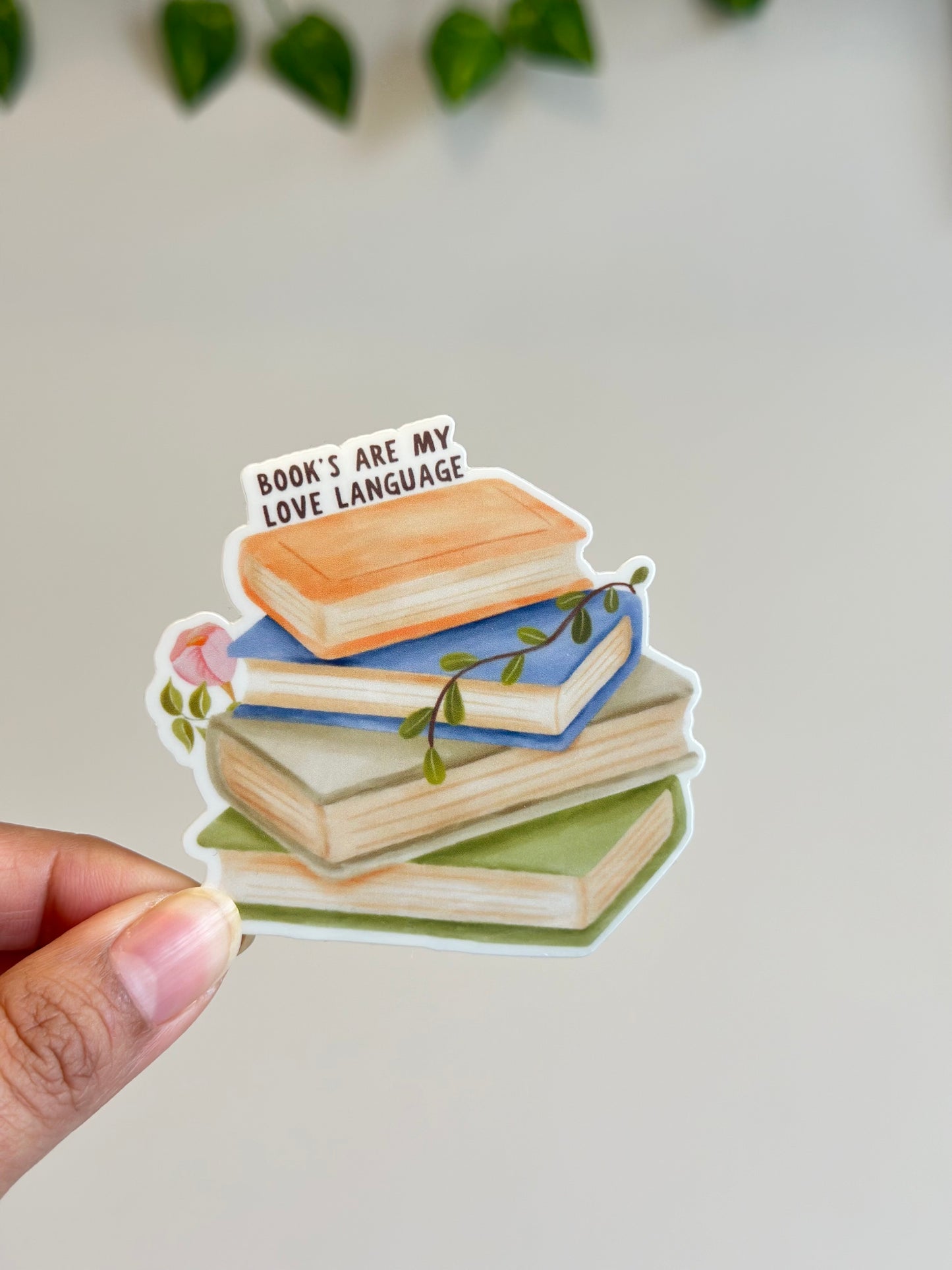 Book's are my love language Sticker