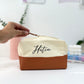 Personalized Canvas Pouch