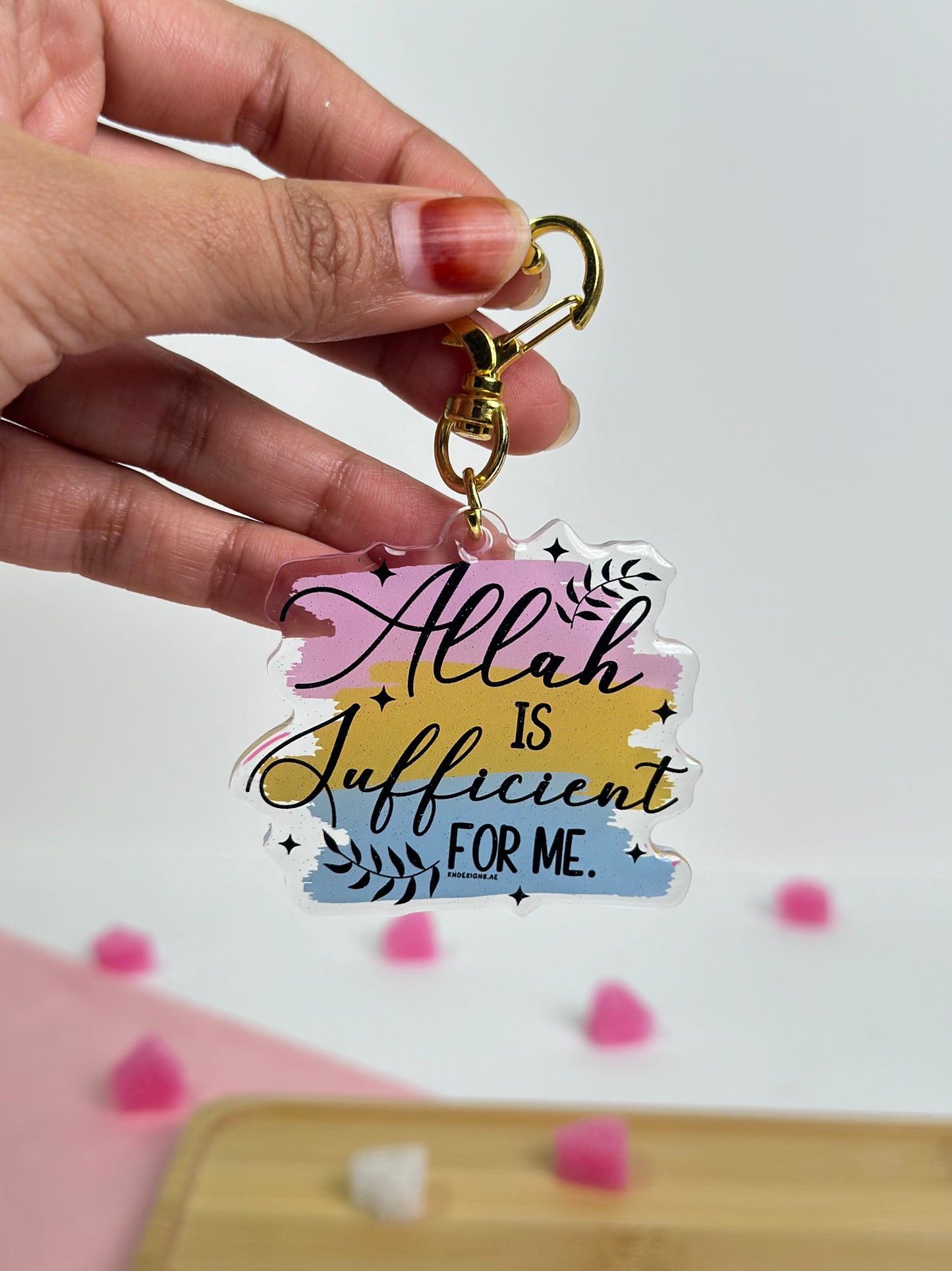 Allah is Sufficient for me - Acrylic Keychain