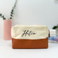 Personalized Canvas Pouch