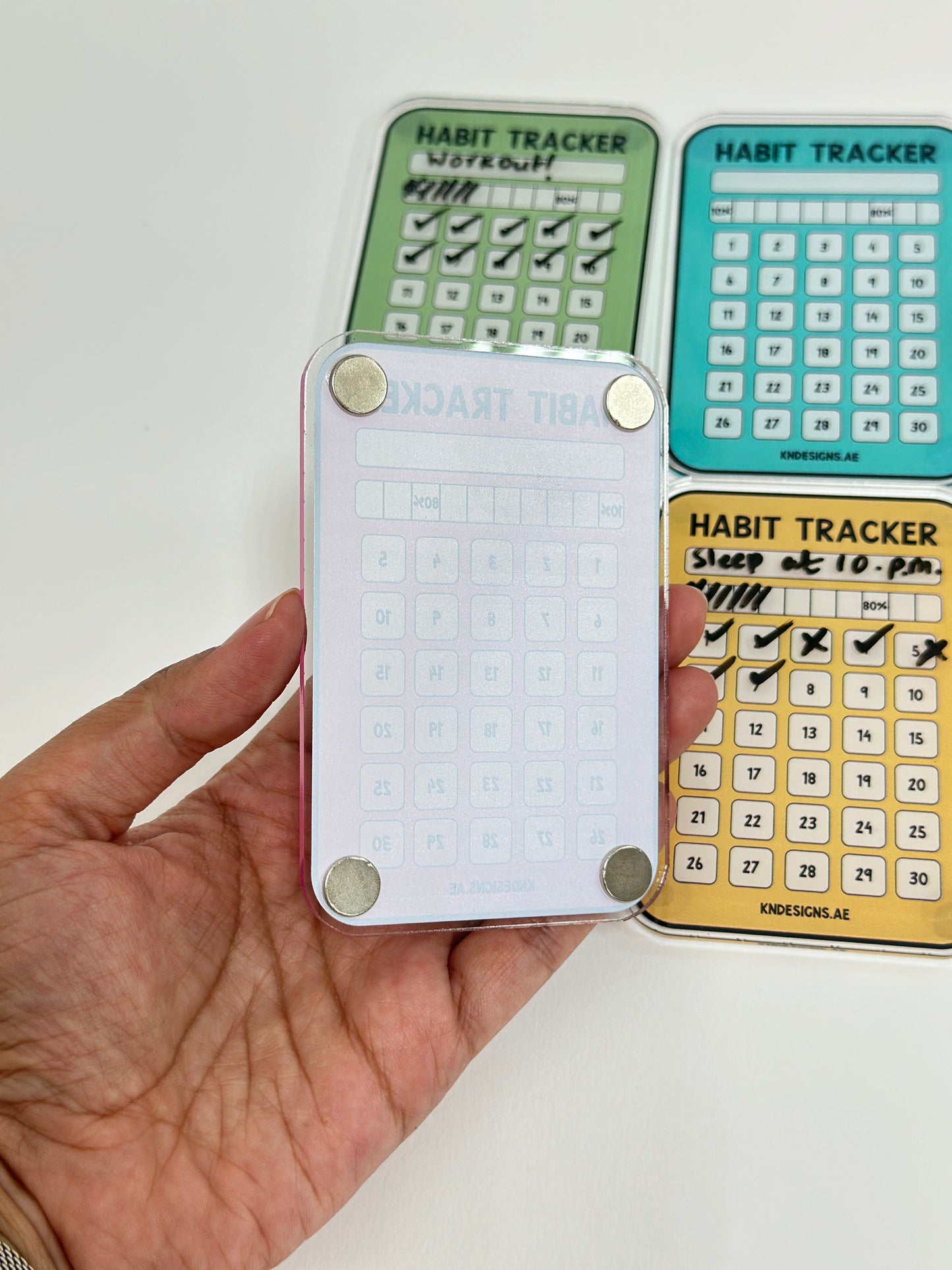 Habit Tracker Magnets