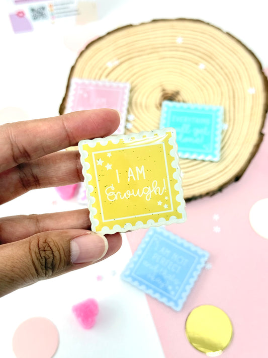 I am enough - Acrylic Mini Magnet