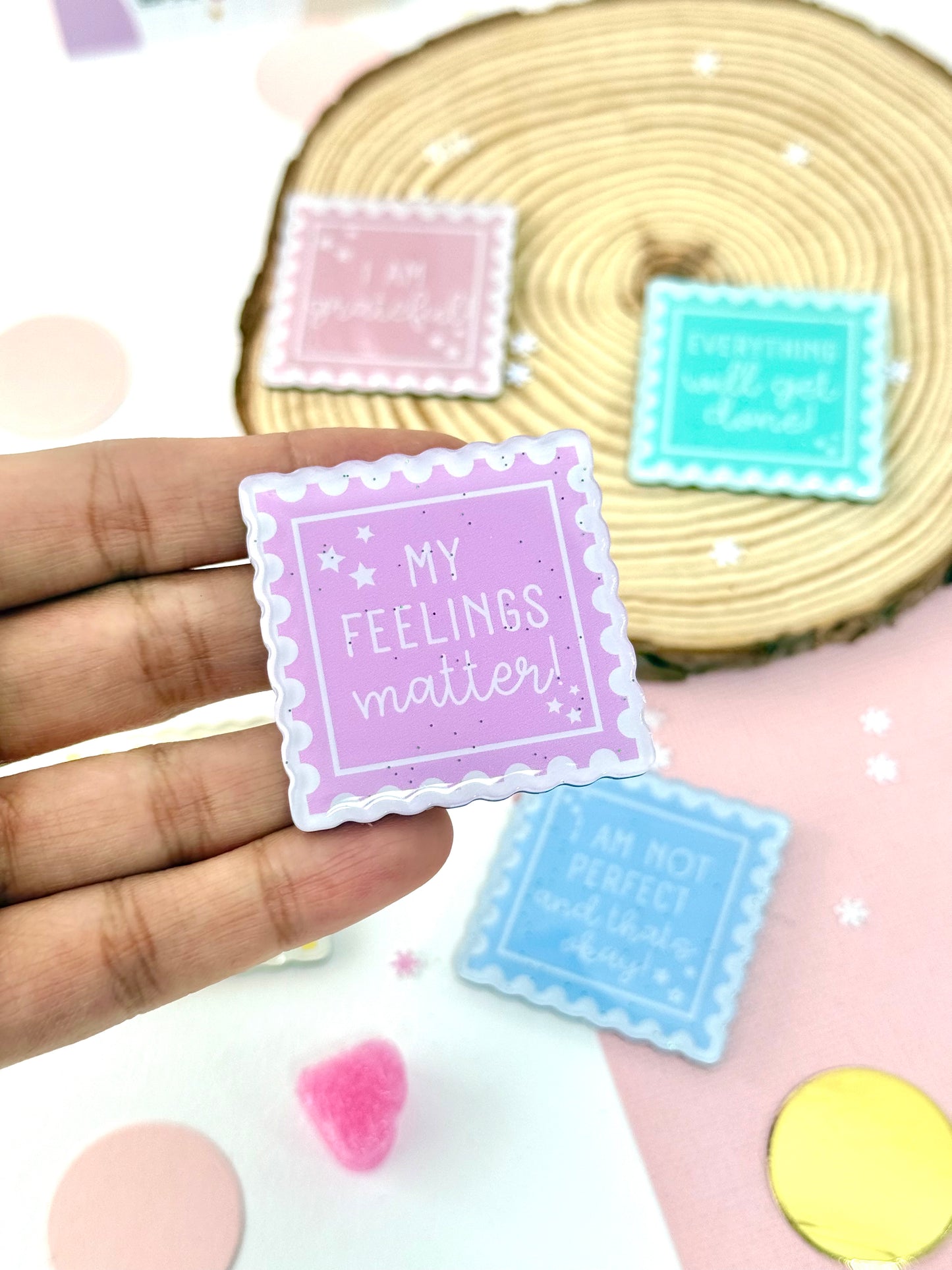 My feelings matter - Acrylic Mini Magnet