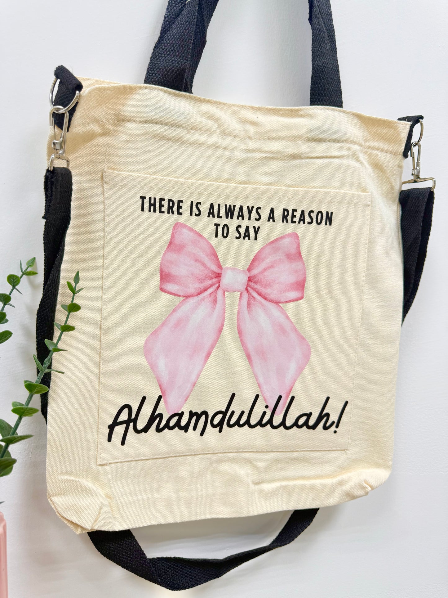 There is always a reason to say Alhamdulilah! - Sling bag