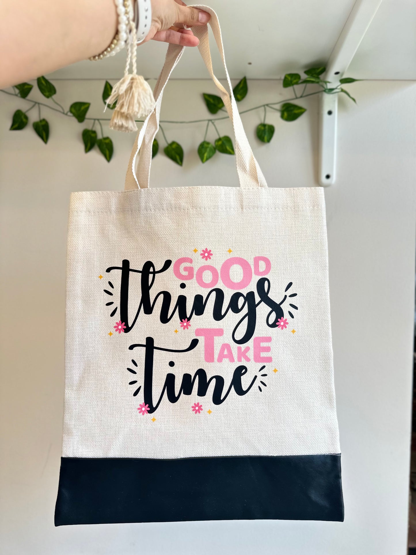 Good things take time - Canvas bag