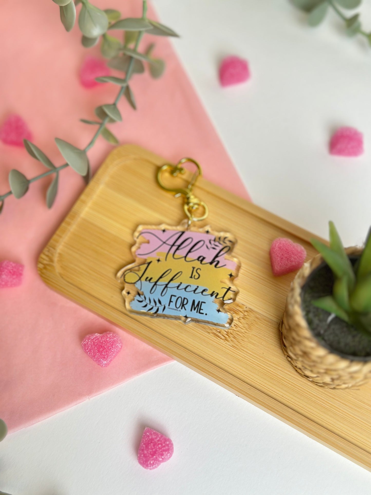 Allah is Sufficient for me - Acrylic Keychain