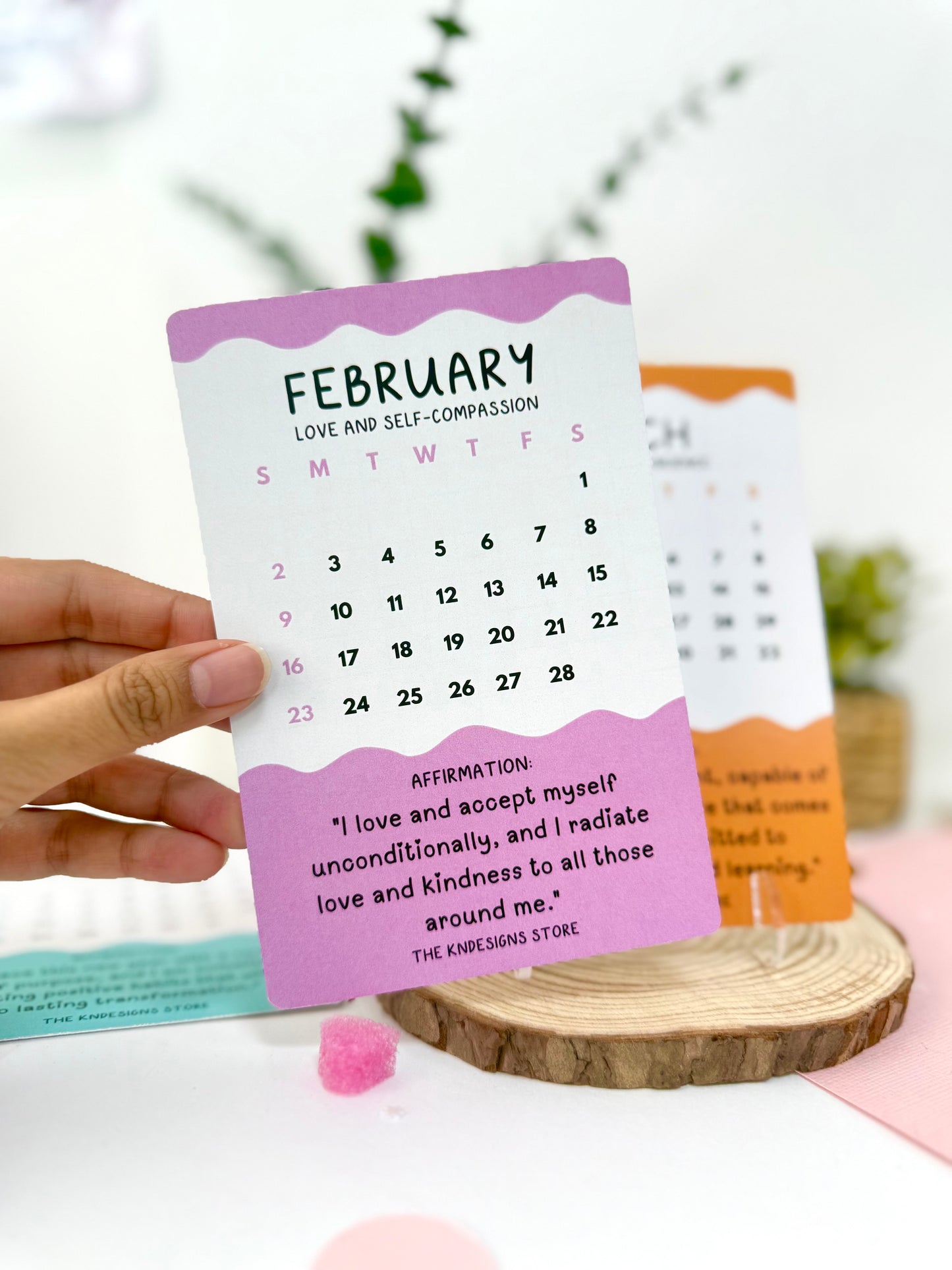 Mini Desk Affirmation Calender