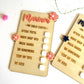 Personalized Wooden Kids Chore Chart | Daily Task and Responsibility Checklist