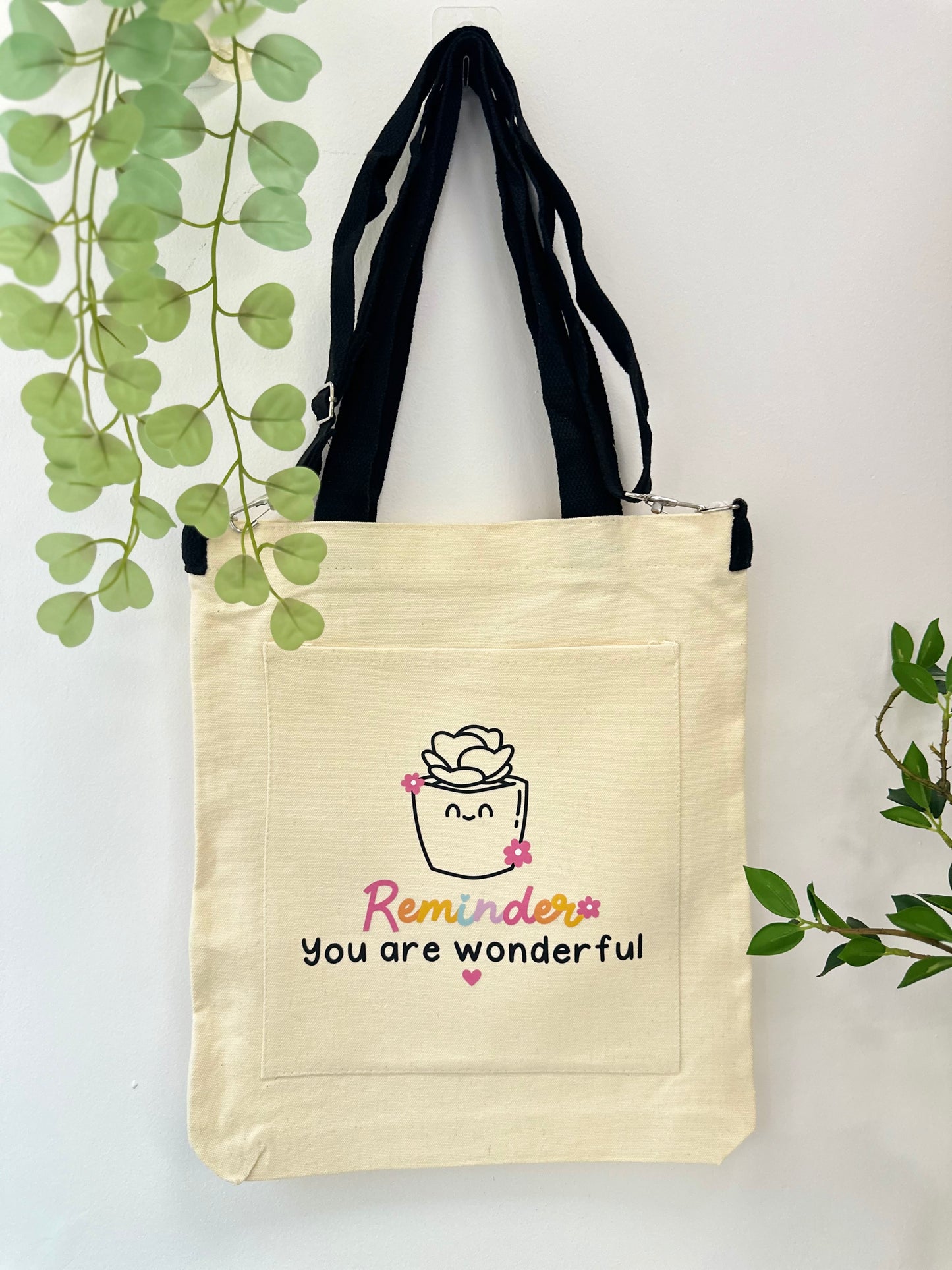 Reminder: You Are Wonderful! - Sling bag