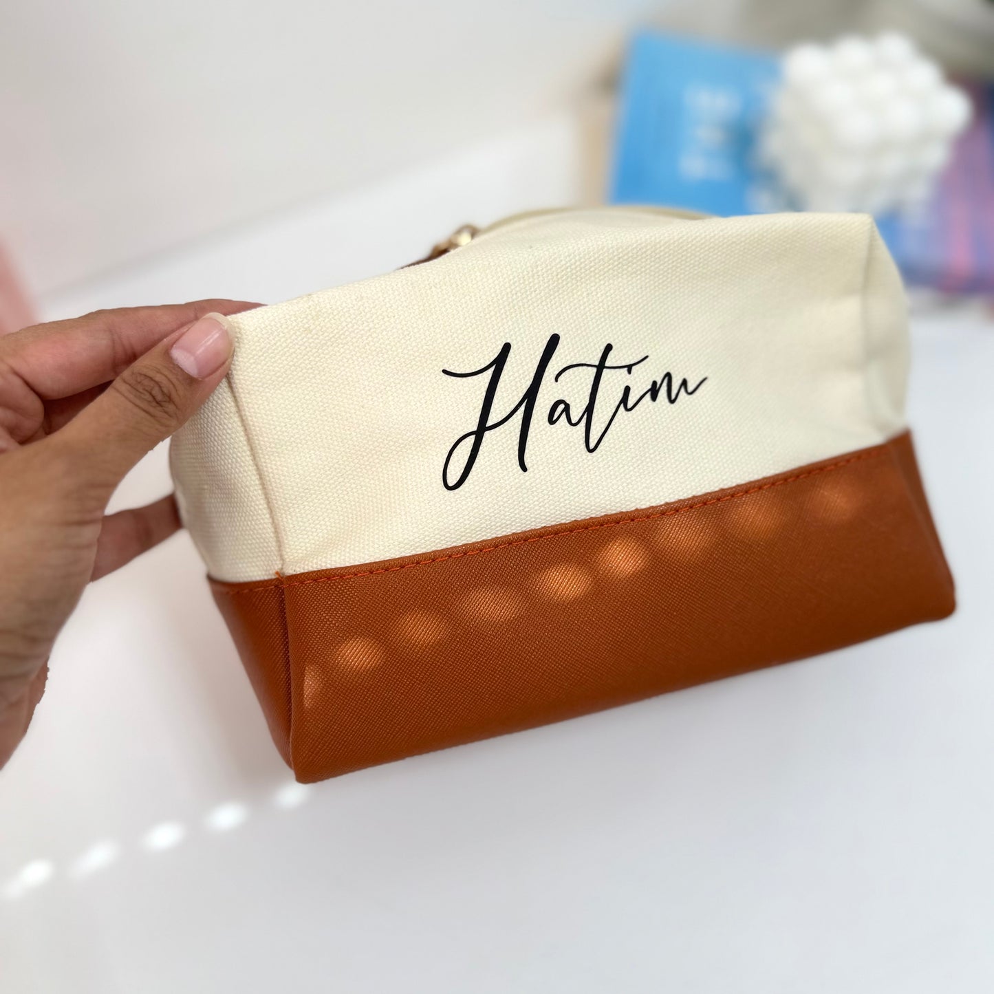 Personalized Canvas Pouch