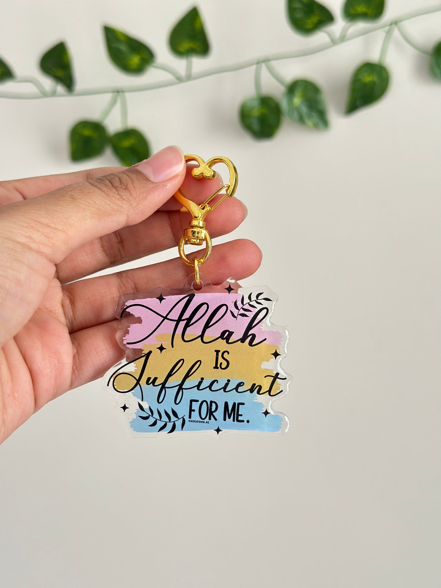 Allah is Sufficient for me - Acrylic Keychain