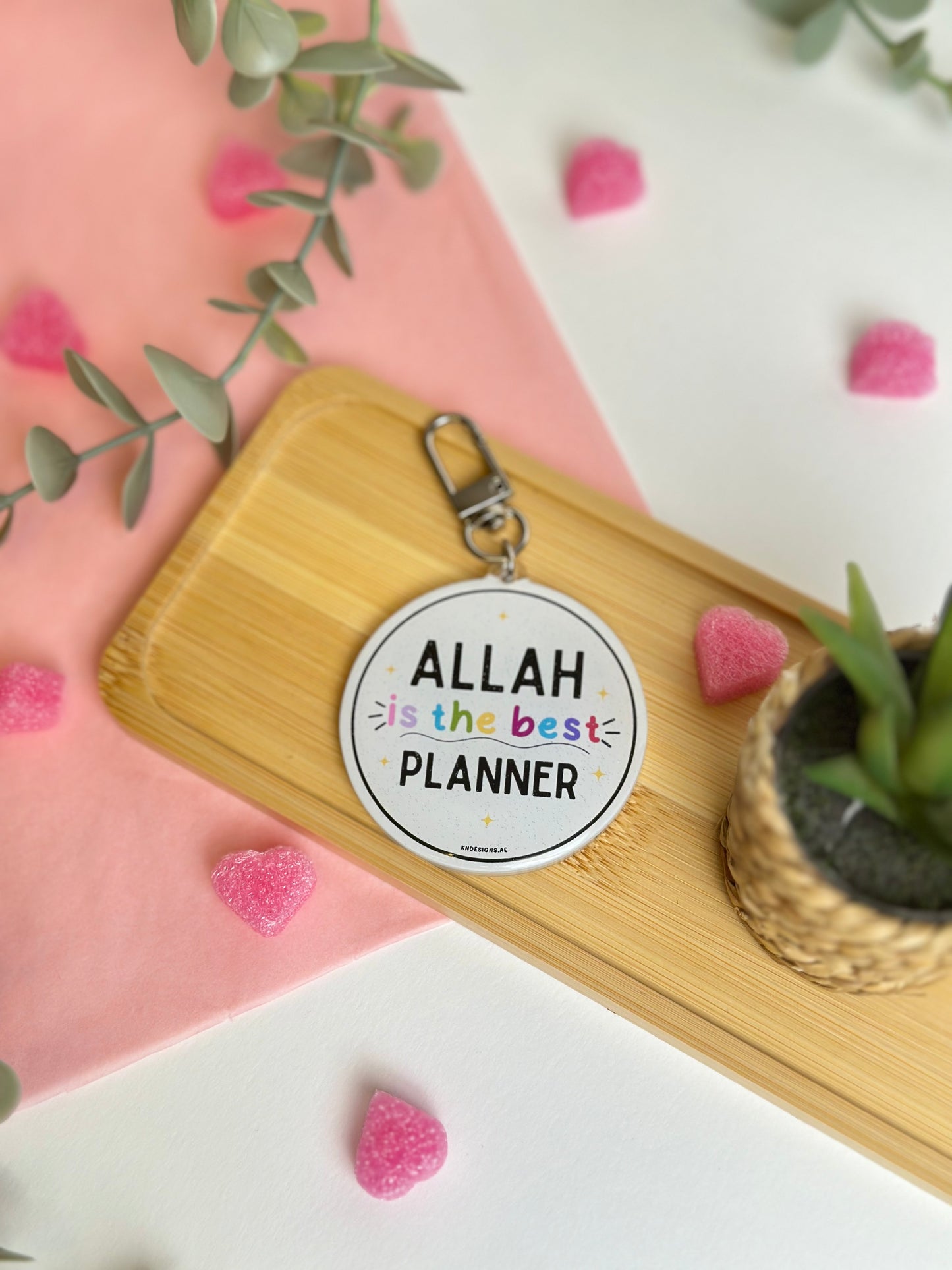 Allah is the best planner! - Acrylic keychain