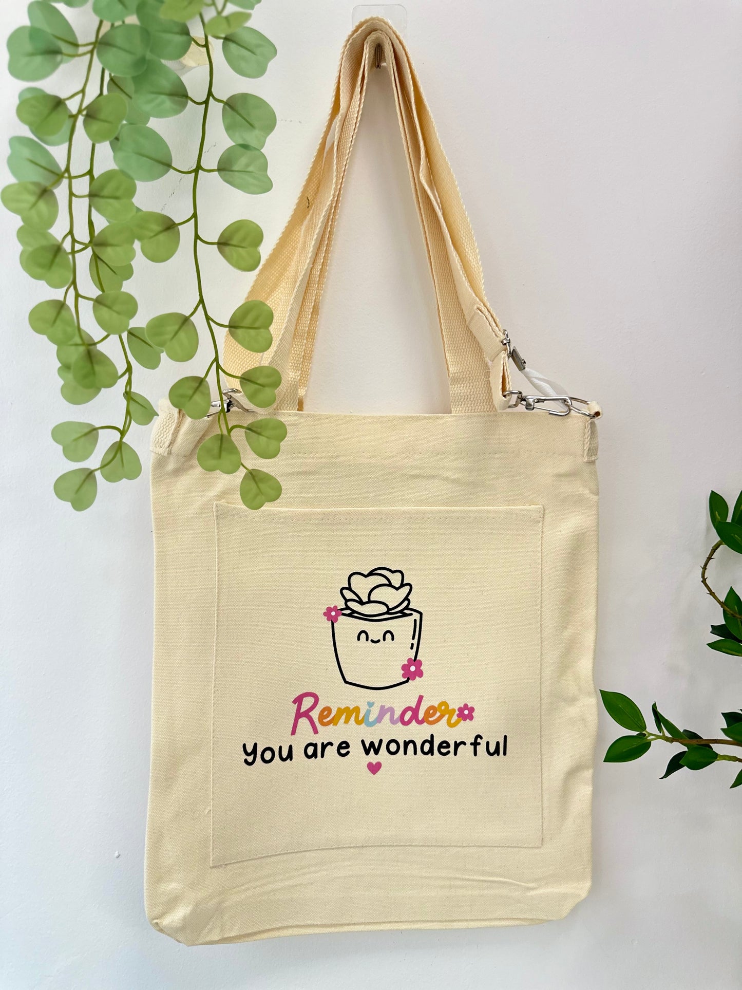 Reminder: You Are Wonderful! - Sling bag