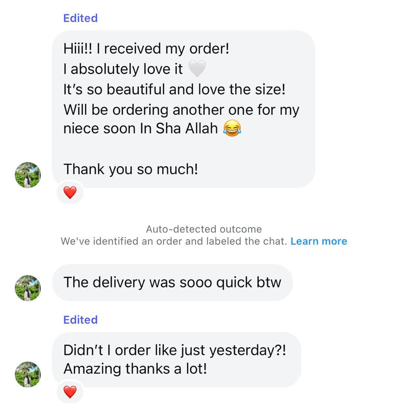 Customer review screenshot
