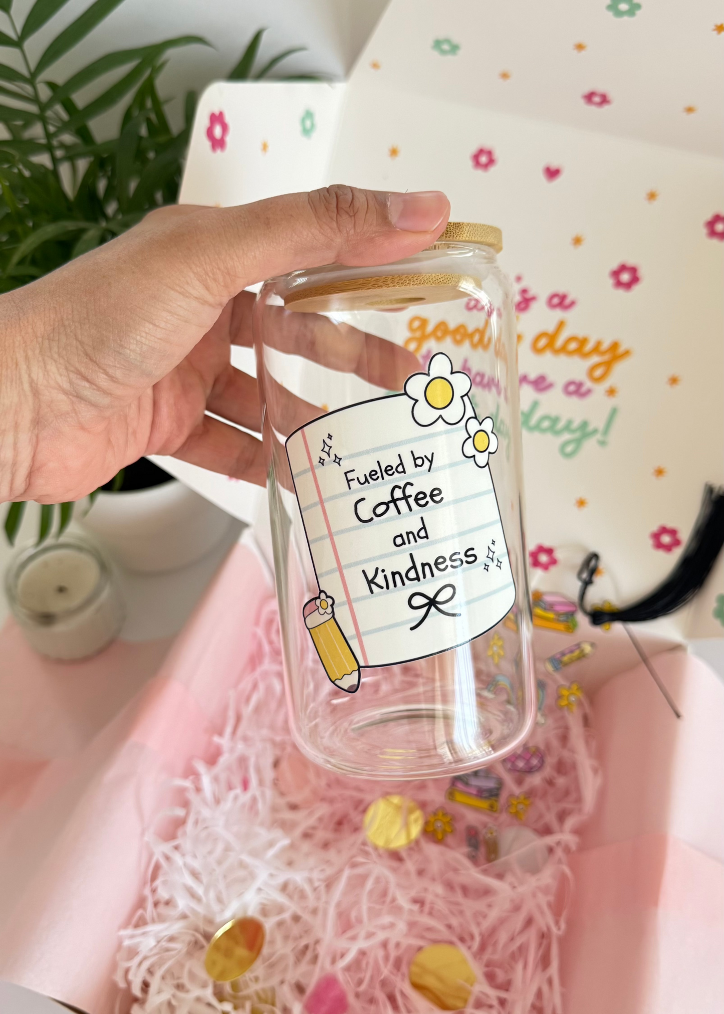 Fueled by coffee and kindness - Teachers Gift Box