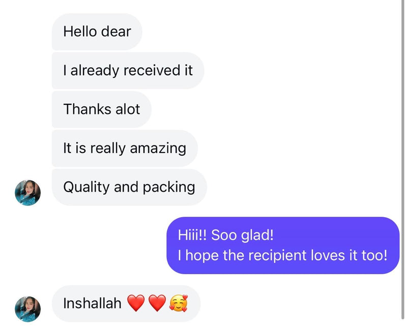 Customer review screenshot