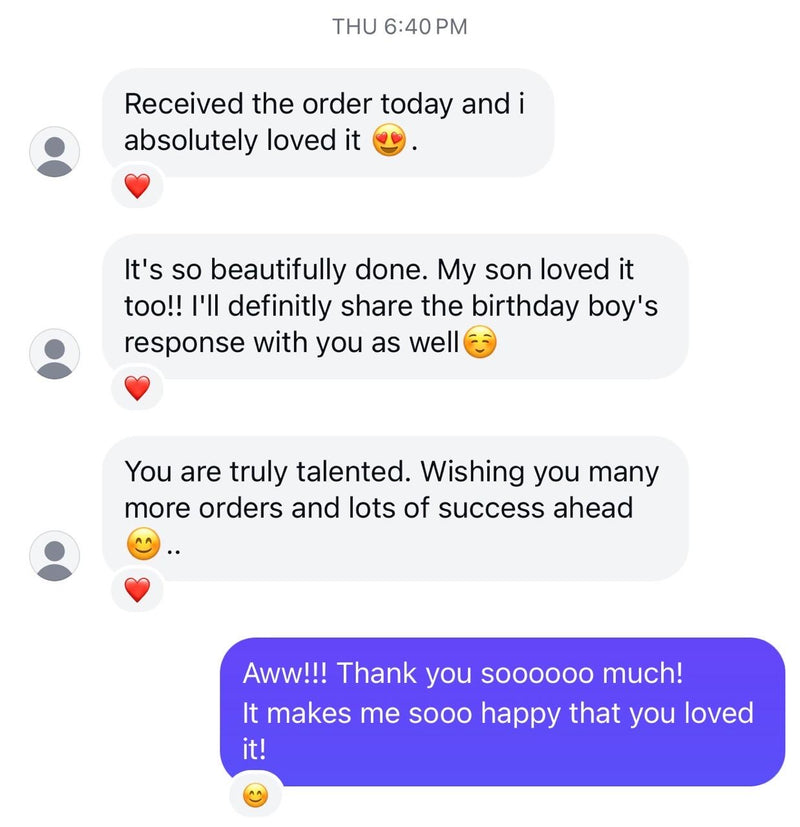 Customer review screenshot