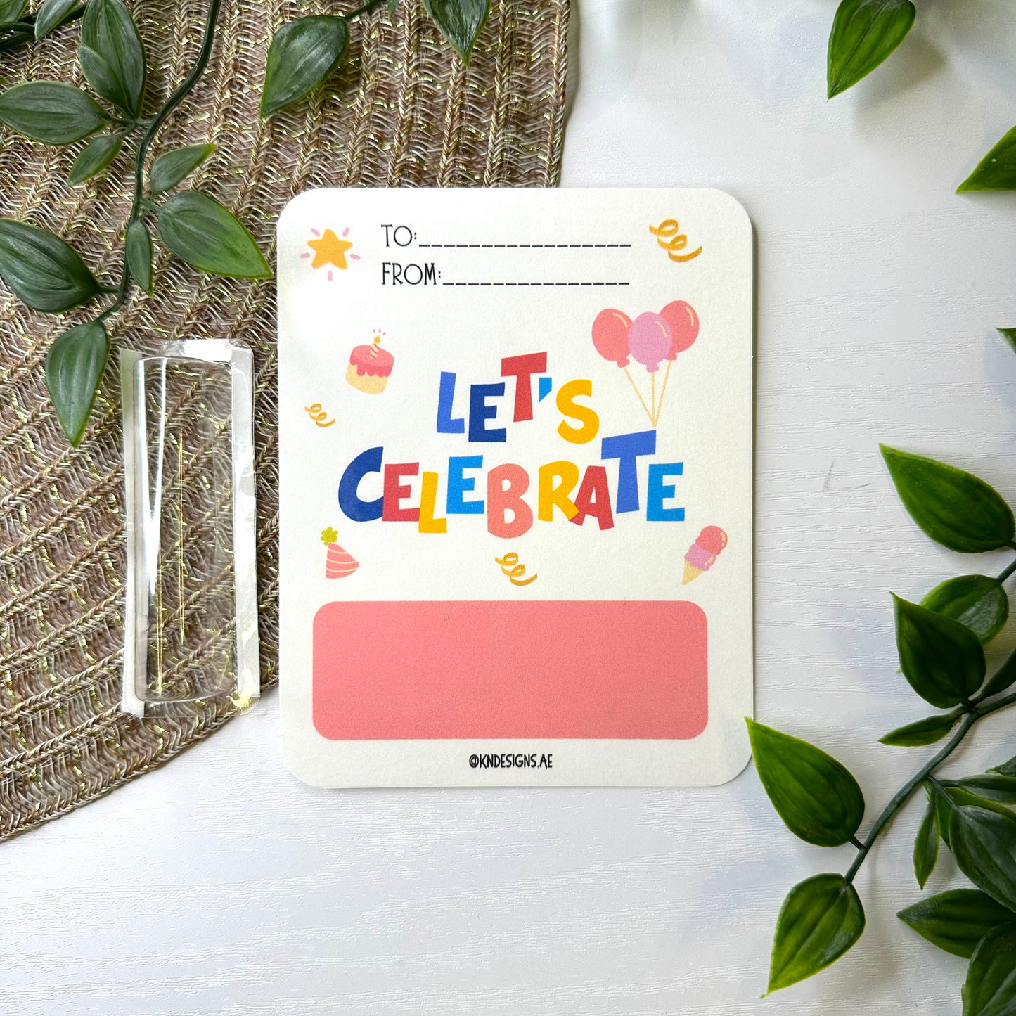 Let's Celebrate Money Gift Card