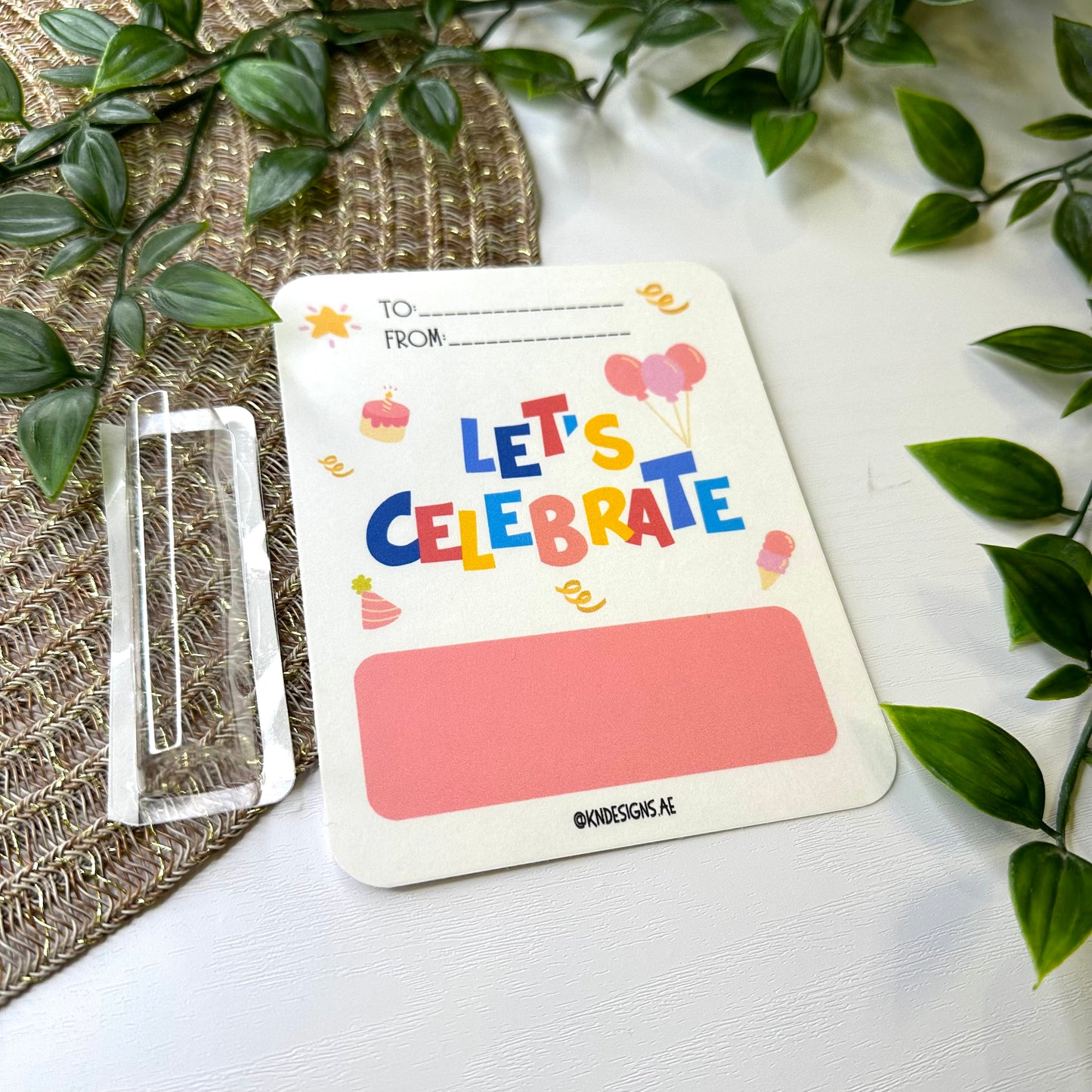 Let's Celebrate Money Gift Card